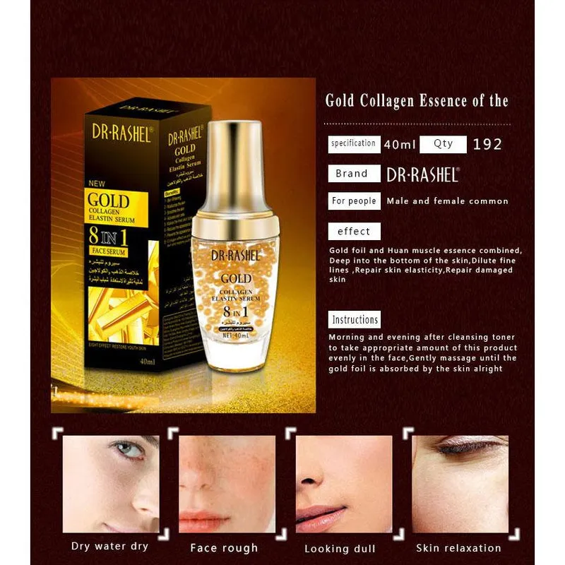 Dr Rashel Gold Collagen Elastin Serum 8 in 1