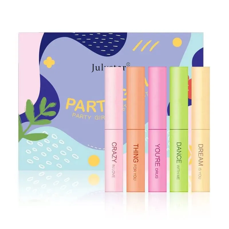 KAXIER Party Girls Misty Lipstick 5 Pcs Set