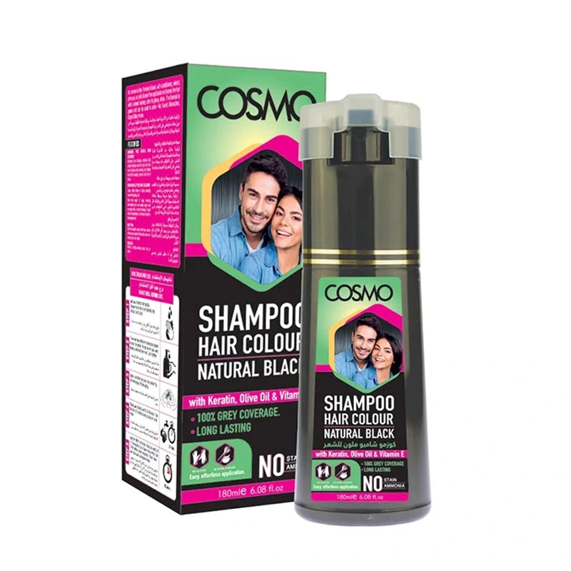 COSMO Hair Color Shampoo Natural Black